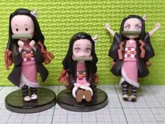 竈門禰豆子　ワールドコレクタブルフィギュア　3種　鬼滅の刃