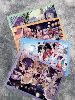 ホロライブ　クリアファイル　4枚セット