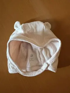 baby GAP ピンク リブ編み ベビー帽子 0-3ヶ月