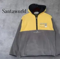 【極美品/希少90s Santaworld ハーフジップフリース スウェーデン製
