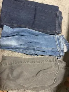 Leilian レリアン ストレッチ デニムパンツ 3本セット 大きめ - メルカリ