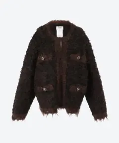doublet MOHAIR TWEED KNIT CARDIGANのサムネイル