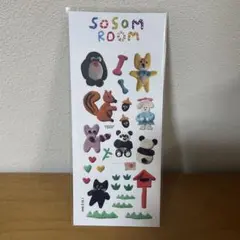 SOSOM ROOM シール(韓国現地購入)おまけ付き