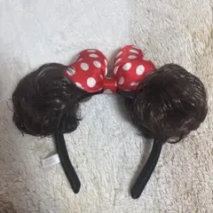 ミニーマウス風カチューシャ