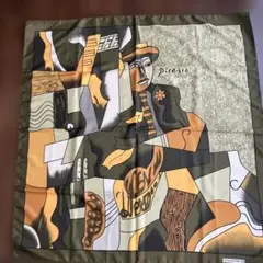パロマ ピカソ /  スカーフ85 ピカソ絵画風 プリントスカーフ 名画スカーフ 正方形