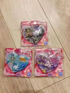 名探偵プリキュア　シャカシャカチャーム　3種セット　セミコンプリート