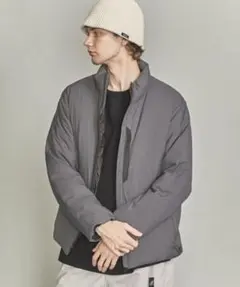 BEAUTY&YOUTH 小松マテーレ ナイロン スタンド ダウンジャケット