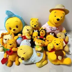 Disney くまのプーさん 平成レトロぬいぐるみ ピグレット ティガー 13