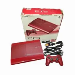 希少 PS3 CECH-4000B GA 250GB ガーネットレッド 動作品