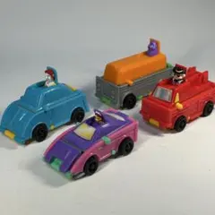 1997年　マクドナルド　リバーシブルカー　ハッピーセット　4点セット