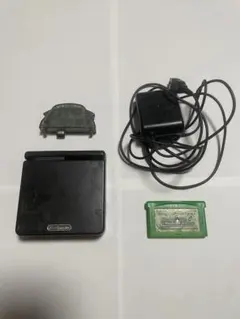 ゲームボーイアドバンスSP 本体 リーフグリーン ワイヤレスアダプタ　充電器