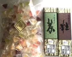 旬の果実ゼリー1袋　羊羹2本セット