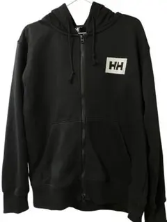 【春先まで】HELLY HANSENハリーハンセン　ジップアップ パーカーL 黒のサムネイル