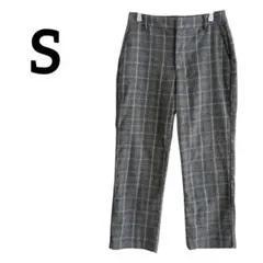 Abercrombie&Fitch 【S】 チェックパンツ グレー カジュアルのサムネイル
