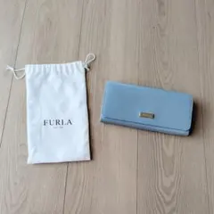 FURLA 長財布 ブルー系