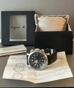 アニエスベー 自動巻き GMT ワールドタイマー ビンテージ agnès b.のサムネイル
