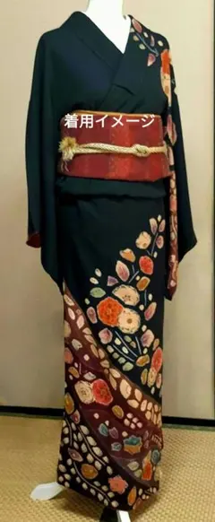 ★着物10★ 1円 逸品!! 絹 小紋 総絞り 総縫い締め 袷 身丈160cm 裄65.5cm [同梱可] ☆☆☆☆☆ 着物だいやす 741□染紬□漢方染 菅原結 総絞 縫い締め絞り