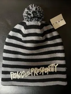 old stussy 90s 00sボーダーニット帽　白黒