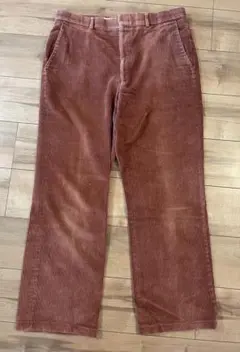 L.L.Bean USA製 太畝コーデュロイパンツ W35 赤茶 ブラウンピンクのサムネイル