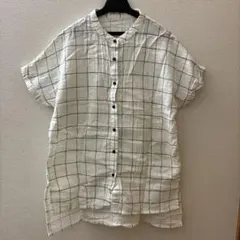 半袖　チェック　シャツのサムネイル