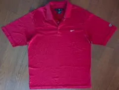 NIKE GOLF　半袖ポロシャツ タイガー・ウッズ モデル　赤　サイズXL