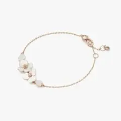【kate spade】ローズゴールド　パンジー　ブレスレット