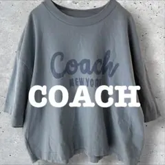 COACH コーチ ロゴプリント オーバーサイズ Tシャツ Mのサムネイル
