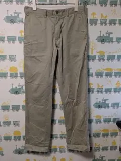 UNIQLO レギュラーフィットチノ　チノパン ベージュ w85