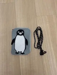 ★Suicaペンギン　スマホショルダー　グレー　オレンジページ　付録★