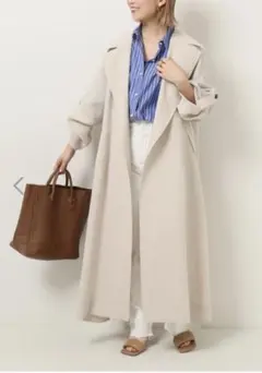 【スピック＆スパン】ビックカラーガウンコート