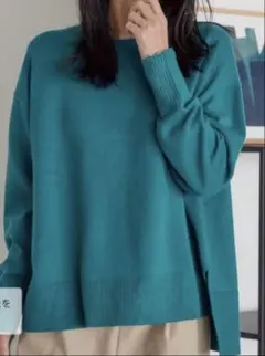 AMERICAN HOLIC バイパチサイドスリットニットプルオーバー　Мサイズ