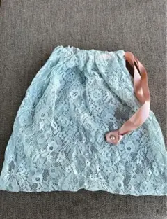 【ノベルティ/ハンドメイド】 レース 巾着 巾着袋