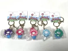 新品 サンリオ ミャクミャク立体マスコットキーホルダー キティちゃん他5個セット