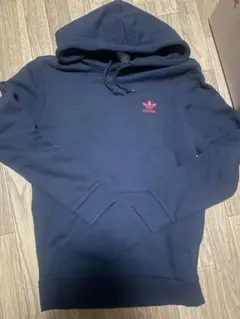 未使用 アディダス adidas 黒 レディース パーカー フーディー Mサイズ