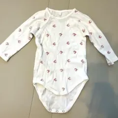 美品 プチバトー ヨット 長袖 ロンパースボディスーツ 肌着 74cm 12m