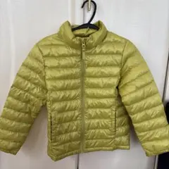 UNIQLO キッズ ダウンコート 130サイズ ライトグリーン