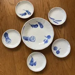 たち吉　陶器　京洛やさい　皿セットのサムネイル