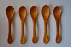 ●新品5本セット●☆おとなスプーン☆しののめ舎 大野直人 カトラリー 和食器 木