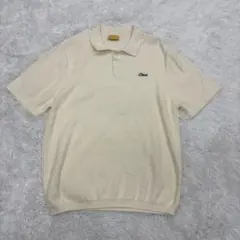 Dime Wave Cable Knit Polo / FOREST M 白のサムネイル