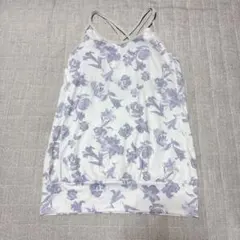 【美品】LAVA SUKALA バッククロスストラップヨガウェア（花柄Sサイズ）