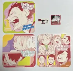 ハイキュー　黒尾鉄朗　アートコースター　RIVALSフレークシール