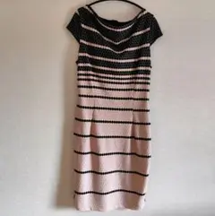 *リナシメント* レディース 総柄ワンピース サイズM タイト 水玉 汚れあり