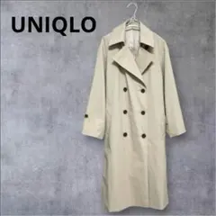 【美品】UNIQLO ユニクロ トレンチコート ベージュ レディース Mサイズ