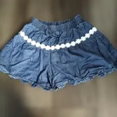 キュロット　ショートパンツ　パンツ　130cm
