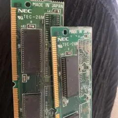 【希少】NEC PC-98用 増設メモリ TEC-26M 2枚セットのサムネイル