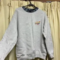 X-large刺繍ロゴ スウェット グレー