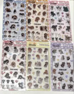 the dog cat ぷくぷくジェリーシール