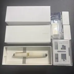 美品 ナガサワ セーラー 万年筆 ペンスタイル 風見鶏 イエロー ケース