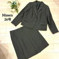 美品✨ニッセン 洗える 大きいサイズ ストレッチ スカートスーツ 26号 グンゼのサムネイル