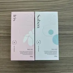 ウィオレーヌ&U Sabon & Iris マルチミルク 100g 2本セット